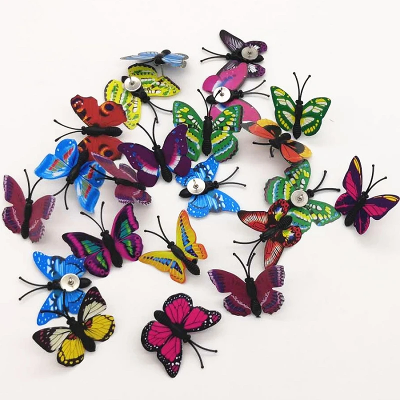 Beautiful Butterfly Shape Pin Push Pins Thumbtacks Decor Tacks Pin Cork Board DIY Office Stationery Fixed Photo Wall Nail 10pcs push pins