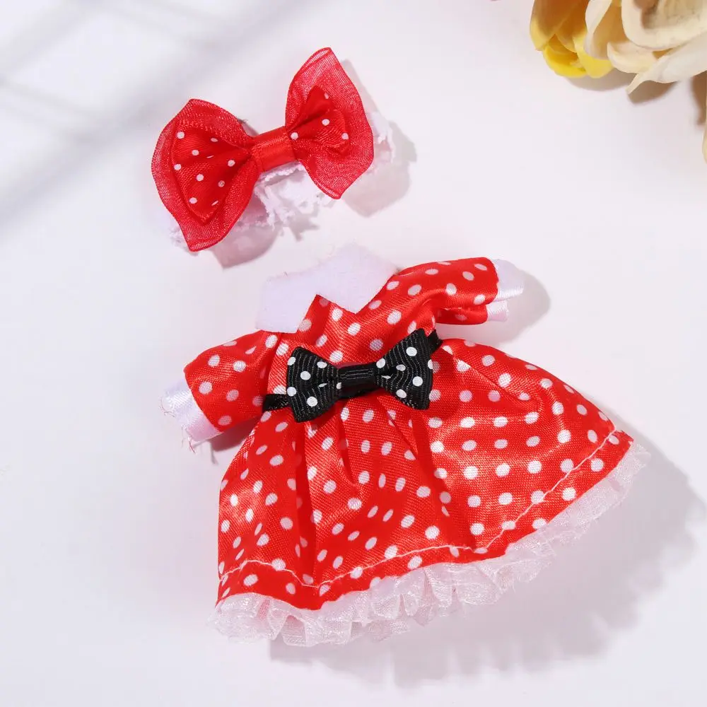 16cm Puppe Kleidung Niedliche Prinzessin Kleid Für 1/8 BJD Puppe Tops T-shirt Hoodies Jeans Hosen Anzug Spitze Gestrickte Pullover rock Geschenk Spielzeug – Detail 13