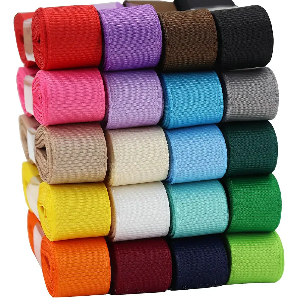 10 Meters Grosgrain Polyester Ribbon for DIY Crafts Gift Wrapping Wedding Christmas Decorations Sewing Supplies Bow Accessories