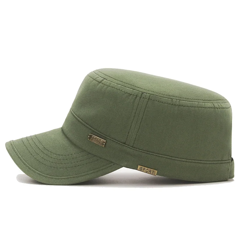 Klassische Baumwolle Baseball Cap Und Militär Kadett Wanderkappe_voghion.com