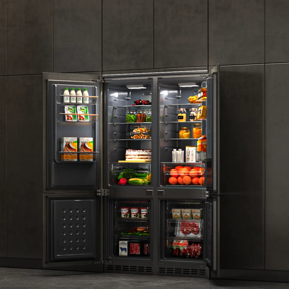 New Promotion Hot Style High Performance Top Quality Advance Featured Technology Loaded Flexible Shelved Adjustable Space Fridge 1