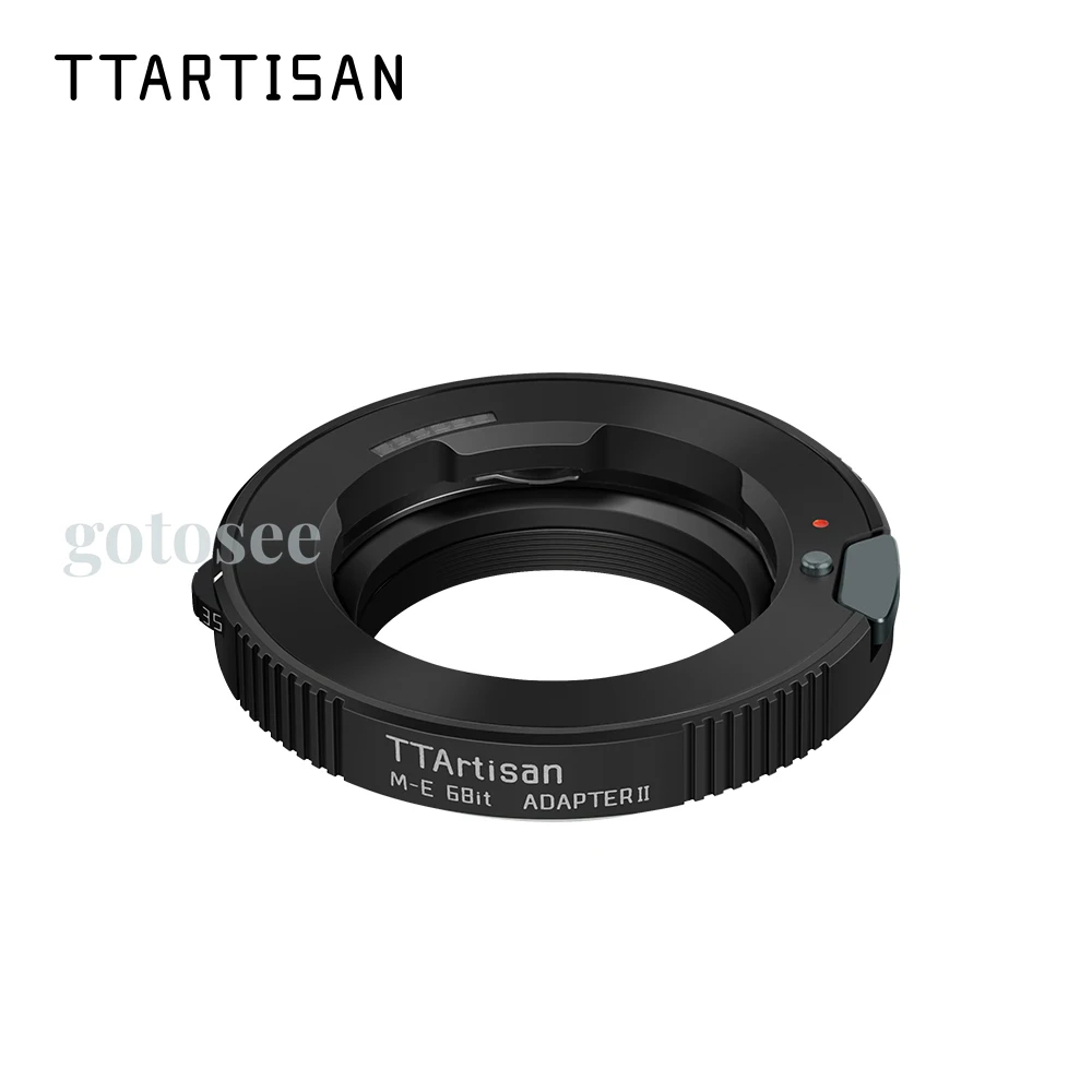 

TTArtisan M-E 6bit Lens Adapter II New Upgraded Adapter Ring for Leica M Mount Lens to forSony E Mount Camera