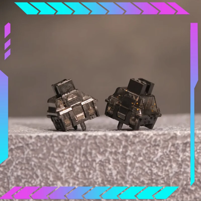 

G-Square-Studio Black Knight Магнитная кристальная ось 42g линейная ось Pom Diy E-Sports игровая ось для переключателя клавиатуры компьютера