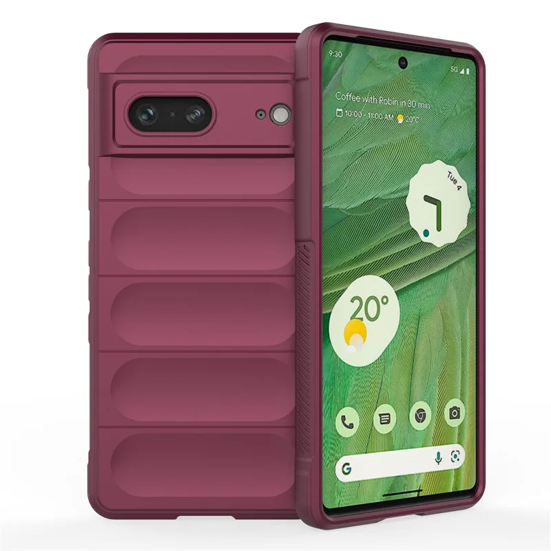 Shockproof Silicone Phone Case - Skin-Friendly Back Cover
