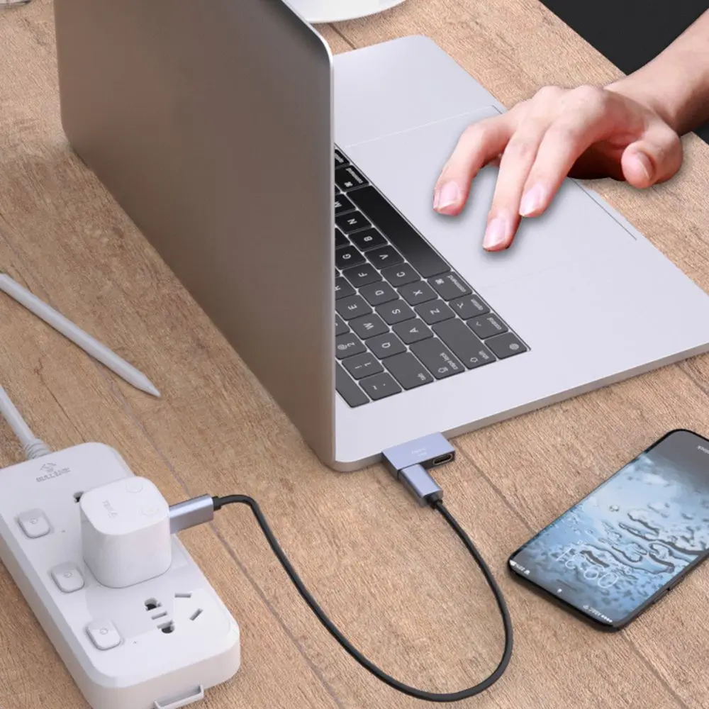 Переходник-удлинитель с 1 на 2 USB C «папа» на два USB C «мама ...
