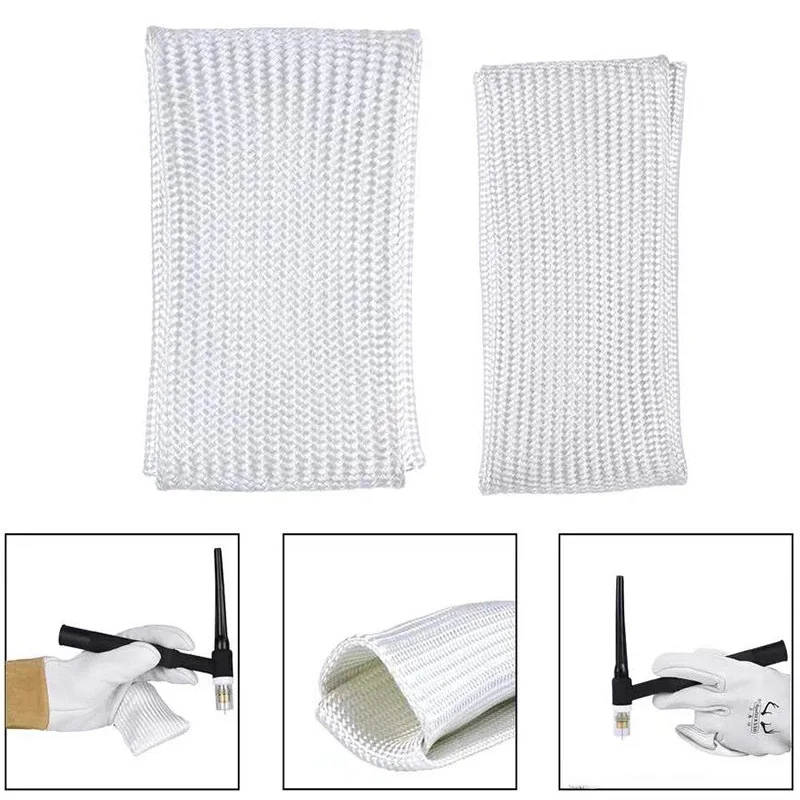 1pcs Special Anti-scalding Welding Finger Cots For Argon Arc Welding High Temperature Resistant Glass Fiber Welder Finger Cots 2