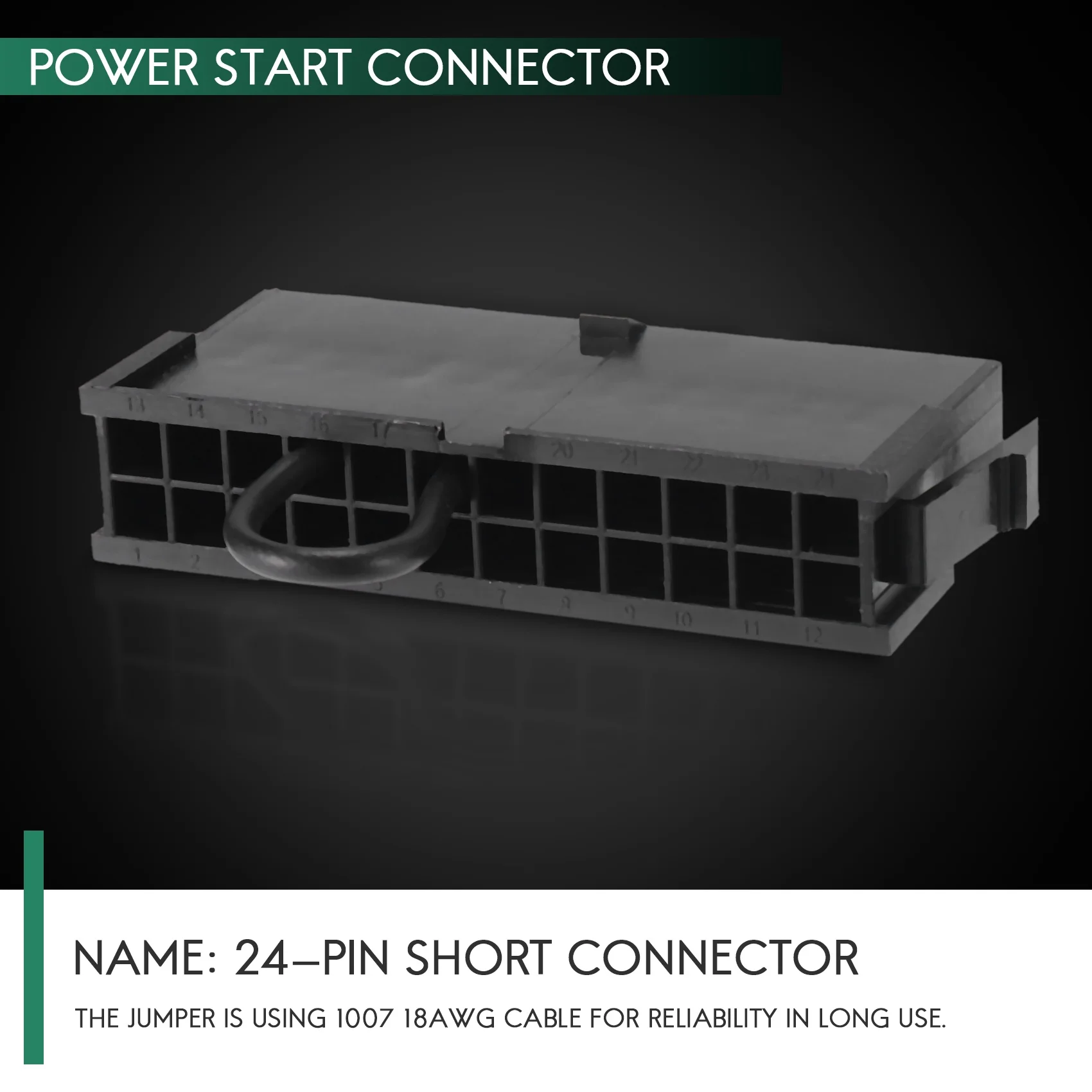 Hot sale 4-Pin ATX Power Supply Jumper Bridge Tool PSU Test Without Being Plugged Into the Motherboard