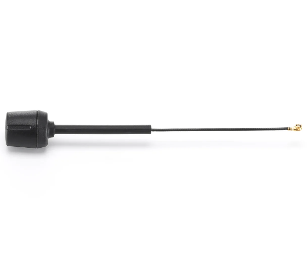 Antenne Pro pour DJI O4 – Portée et Stabilité Améliorées fixée sur un drone, câble de 110mm visible