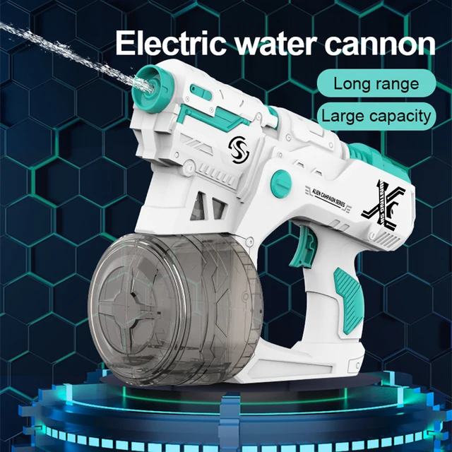 Electric water gun with large capacity continuous charging, suitable for long-distance beach water park summer children's toys 4