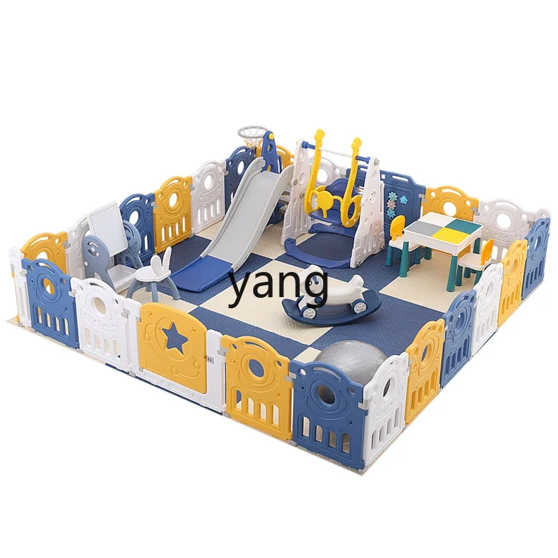 CX Home Indoor Slide Swing Small Family Playground Equipment Baby Amusement Park Fence
