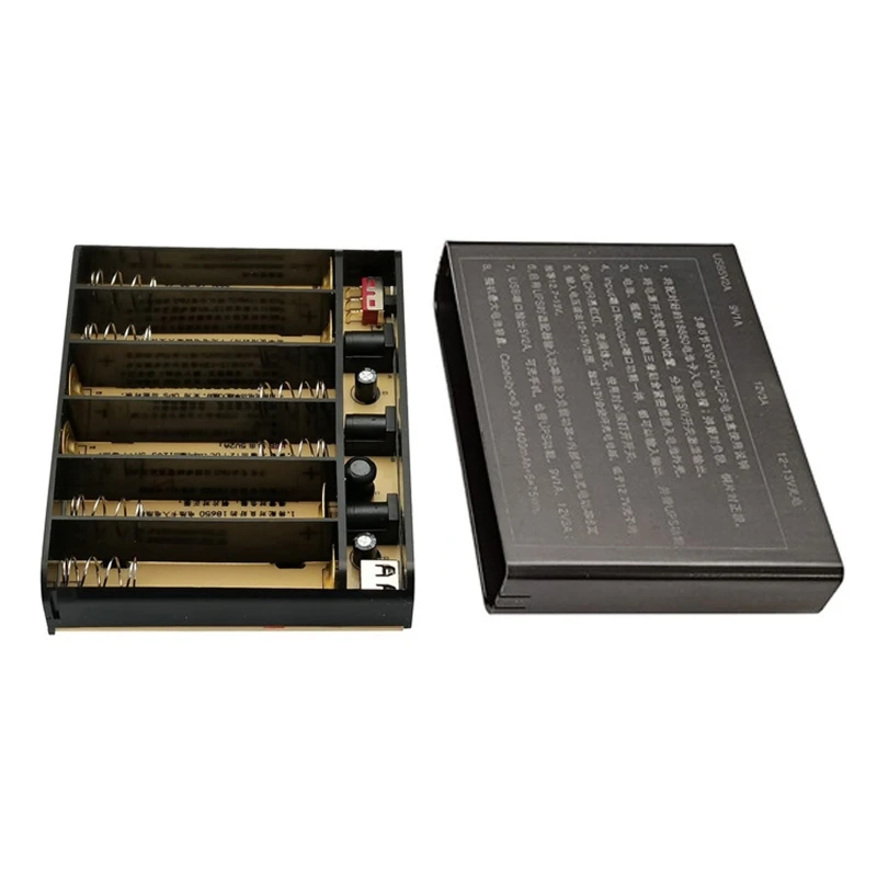 Pacco Batteria Agli Ioni Litio Per Striscia Led 12V/5V Usb Dual Output