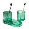 Bathroom Cup Simple Toothbrush Cup Hotel Gargle Cup Home Water Juice Cup Anti-fall Colorful Plastic Cup Bathroom Home Decor Gift 5