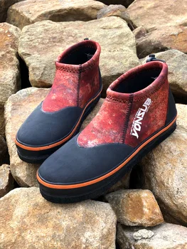 3mm Spearfishing Shoes Neoprene Anti-slip Rocky Fishing Reef Beach Boots Puncture Proof River Rock Outdoor Streaming Shoes 4
