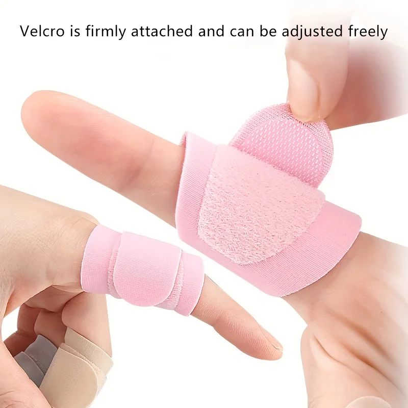 5pcs Adjustable Finger Splint Braces for Arthritis Pain Relief&Hand Pain Management -Reusable Support with Hook-and-Loop Closure