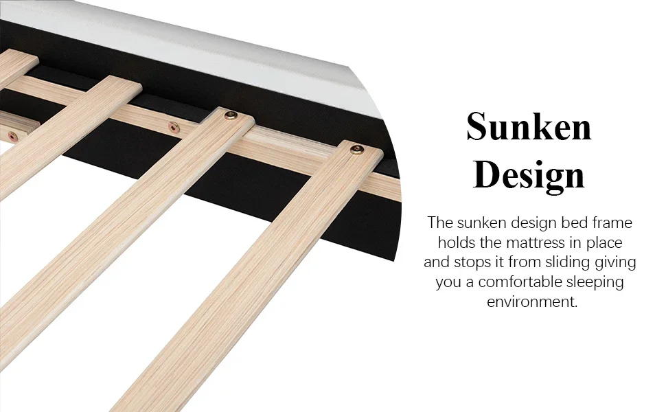 black led bed frame low