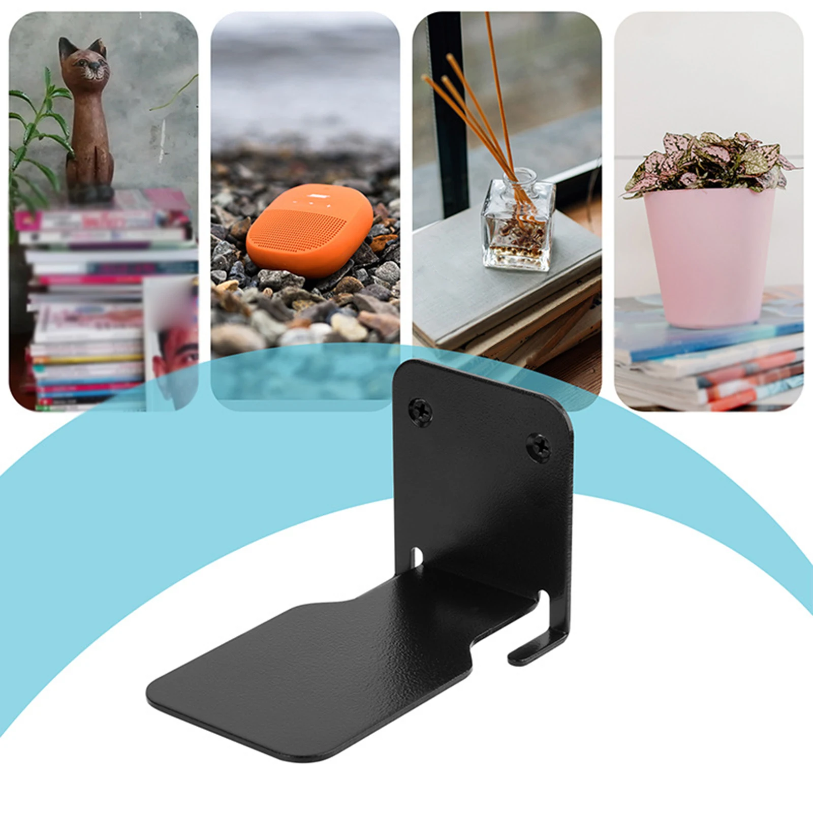 Book Display Stand Corner Wall Shelves Invisible Floating Bookshelf Shelves Wall Mounted Book Organizer for Home Entryway Bedroom Wall Ledge Bookcase Organizer