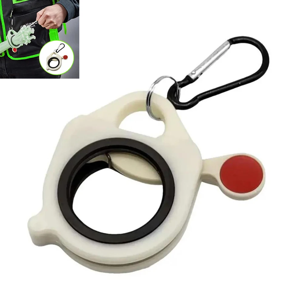 Zip Tie Holder Plastic Fluorescent Cable Tie Organizer Reusable Electrical Wire Ties Clip Portable Cable Storage Tool cable tie organizer