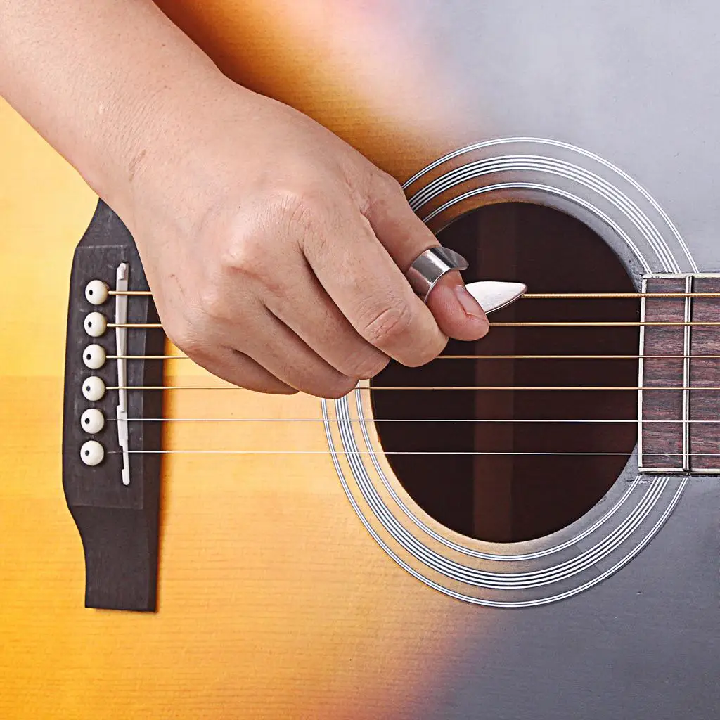 1pc Finger Guitar Pick Plectrum for Beginner Music Lover Gift