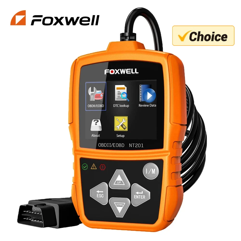 Il Più Nuovo Lettore Di Codici Per Auto Scanner Foxwell Nt201 Obd2 Controlla Gli Strumenti Diagnostici Del Motore Obd 2 Scanner Automobilistico Aggior