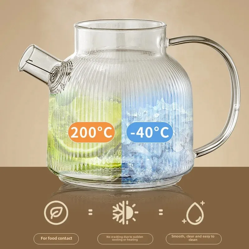 High-Temperature Resistant Automatic Borosilicate Glass Teapot Multi-Functional Home Use Steam Cooking Pot Electric Tea Kettle