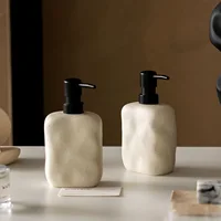 ขวดโลชั่นเซรามิกวาบิซาบิ 450 มล. ขวดบีบ ขวดใส่สบู่เหลว แชมพู โลชั่น ครีมนวดผม อุปกรณ์ในห้องน้ำ 4