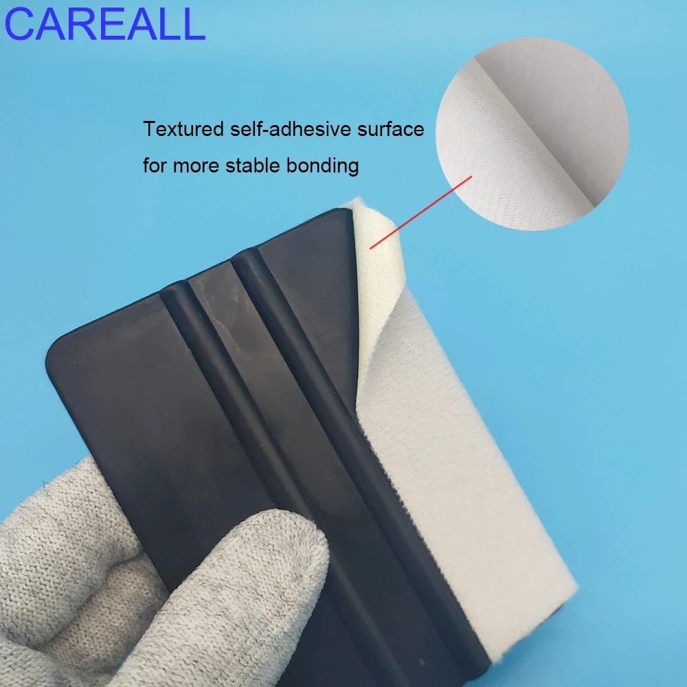 CAREALL 랩 펠트 스퀴지 윈도우 틴트 필름 스티커 스크레이퍼 어플리케이터 유리 청소 물 와이퍼 스패출라 자동차 틴트 비닐 도구