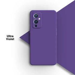 Premium Liquid Silicone Shell with Lens Protection for OnePlus 9 (China) (Ultra Violet)