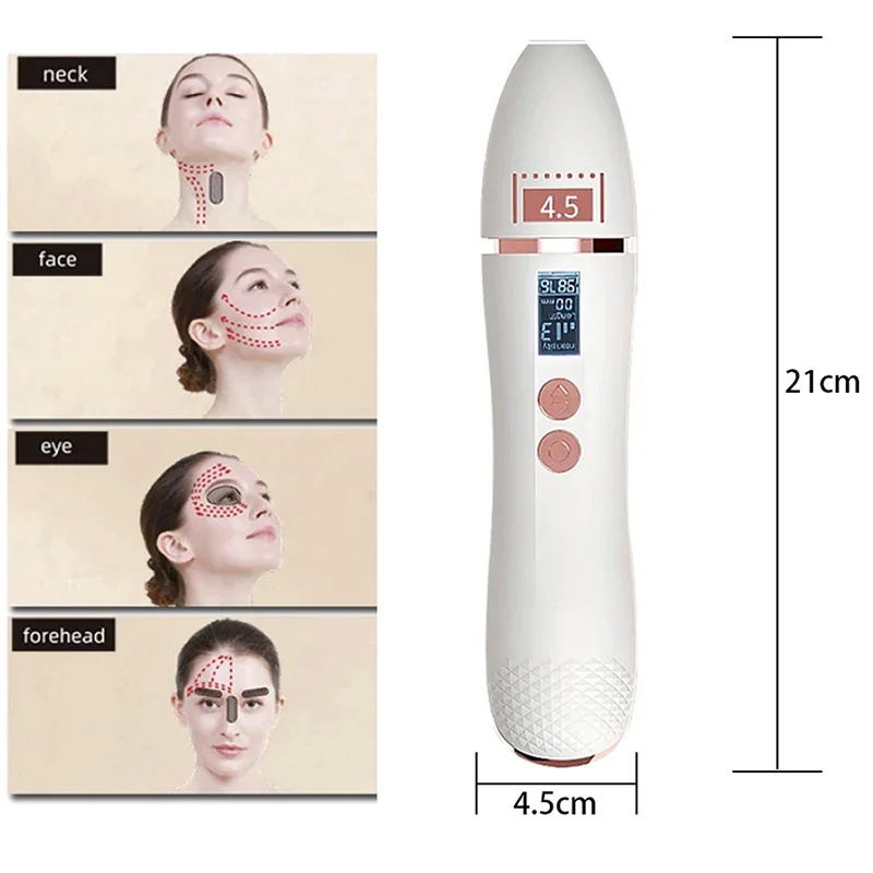 Handheld 7D Mini Ultrasonic Face Lifting Massager SPA Beauty Machine Wrinkle Removal Anti-Aging Skin Tightening Eye Care