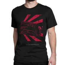 

Jdm Sportcar T Shirts Men's 100% Cotton Crazy T-Shirt Crew Neck Japan Drift Vehicle Tee Shirt Short Sleeve Clothes Big Size