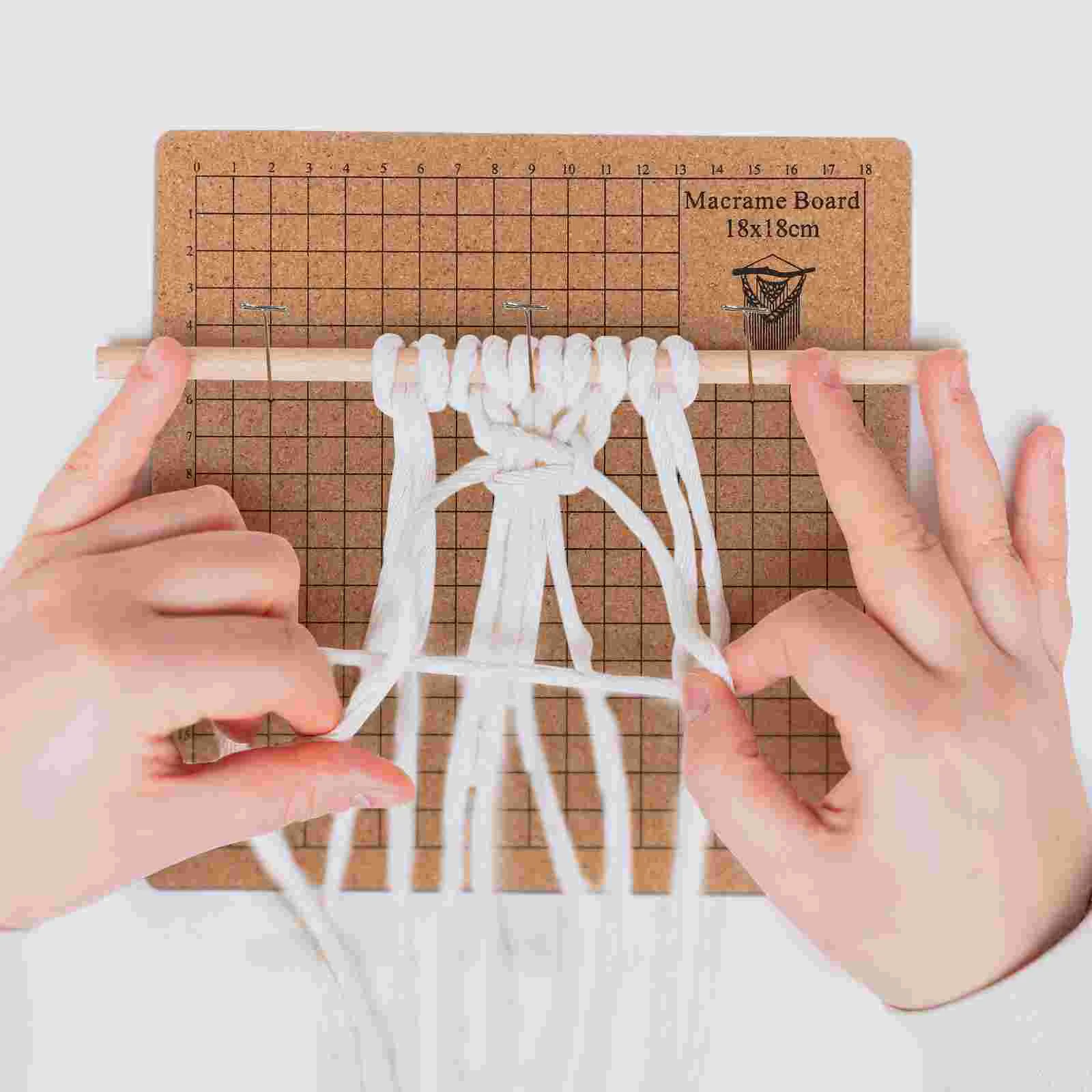 11x15 Inch Macrame Board With Metal Holder & 110 T Pins - Double Sided Grid Braiding Board For Crafts