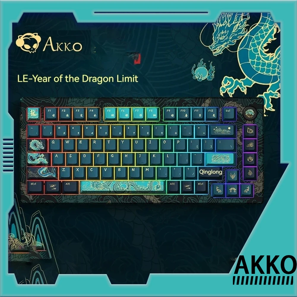 

Akko MOD007 V3 HE Keyboard Year of Dragon Magnetic Switch Rapid Trigger Mechanical RGB 75% 8000Hz Customized Gaming Keyboard