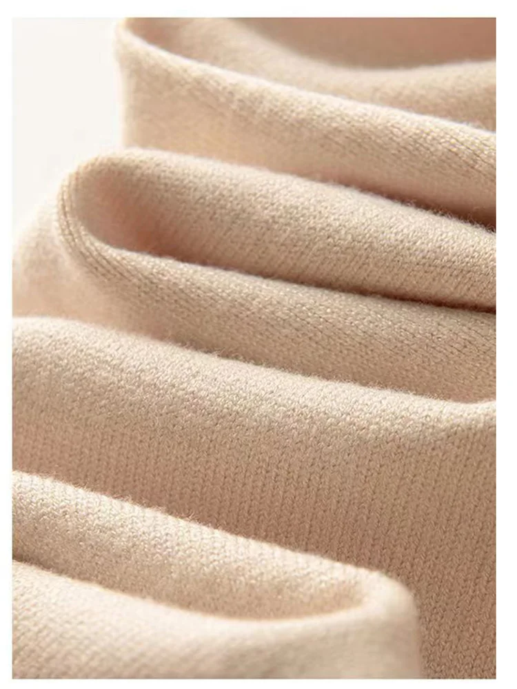 Women's 100% Wool Knitted Trousers, Casual Sports Sweatpants, Korean Version, Small Leg Pants, Female Cashmere Pants, Fashion 6