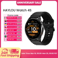 HAYLOU Watch 4S GPS Smartwatch 1.43” HD AMOLED Display 5 Satellite GPS Positioning 120+ Workout Modes Sport Fitness Smart Watch