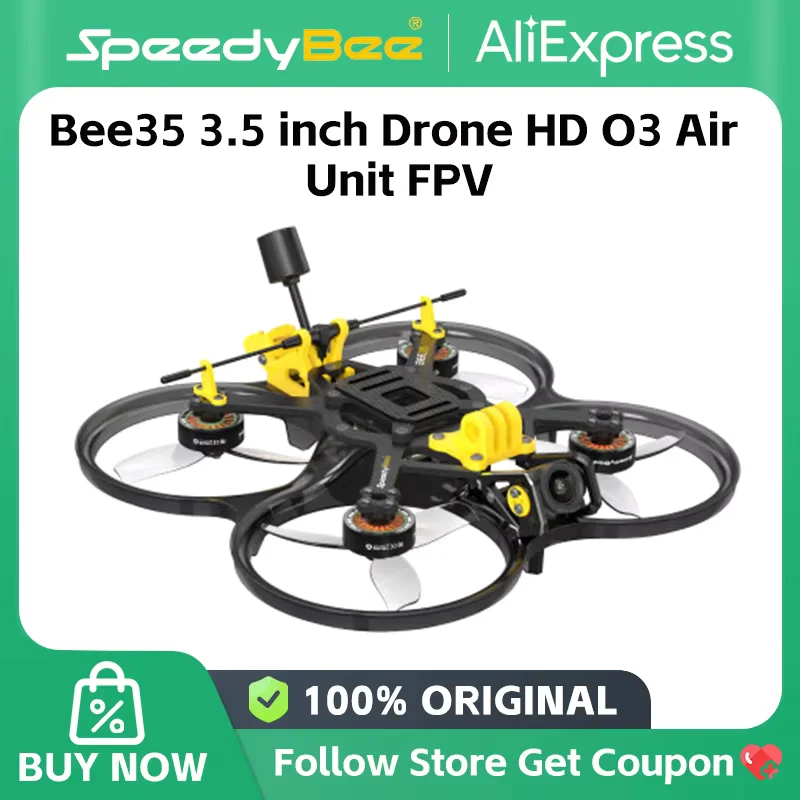 SpeedyBee Bee35/Bee35 Pro Unità aerea FPV per drone HD O3 da 3,5 pollici