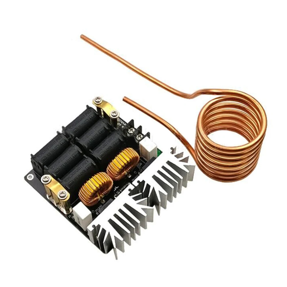 

1000W 20A ZVS Flyback Driver Heater Coil Low Voltage Induction Heating Board Power Supply Module Induction HeatingMachine Module