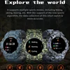 2025 Rugged Sport Smart Watch  Bluetooth Calls Colorful Waterproof Military Smartwatches with Flashlight SOS COMPASS for Phone 6