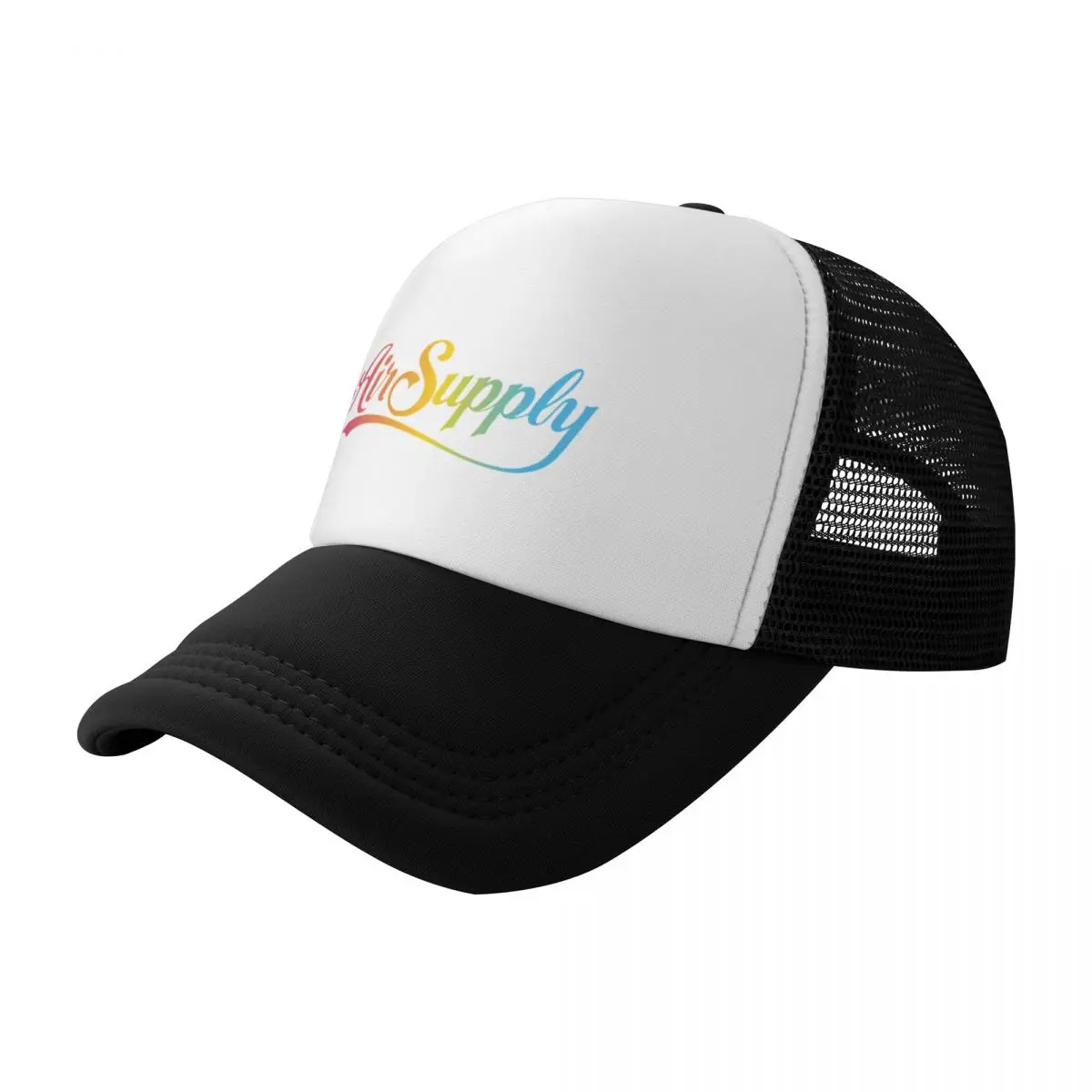 Logo Air Supply rainbow text Classic Baseball Cap Cosplay Rugby Men Women's