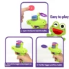 Mini Carrot Flying Disc Launcher Toy Gun Eva Battle Outdoor Multi Person Sports Soft Bullet Gun Safety Carrot Flying Saucer Gun 4