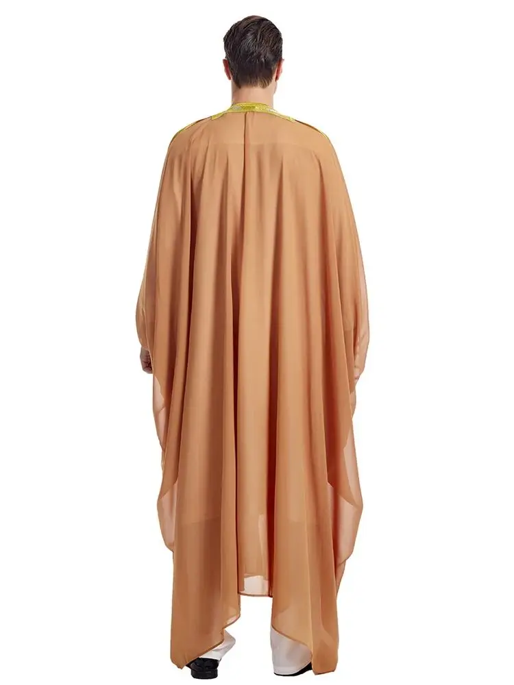 Ramadan Abayas For Prayer Clothes Men Kebaya Open Muslim Kimono Abaya Turkey Arabic Islam Djellaba Homme Robe Musulmane Hombre - Image 6