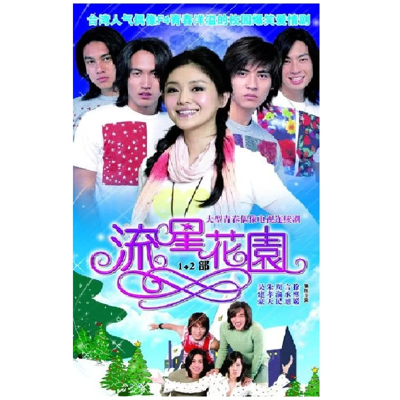 TV Drama 6 DVD Discs Set F4 Meteor Garden Part 1+2 Complete Series 1-50 China Life Love Youth Story 2001 2002 Show Mandarin |