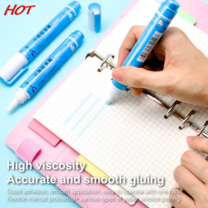 

1PC Large Capacity Solid Glue Pen Three-Purpose Fast Dry Glue Pen DIY Super Strong Glue Stick Stationery Supplies