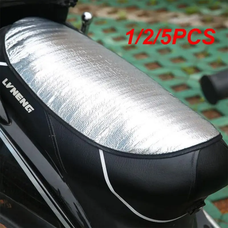 

1/2/5PCS Motorcycle Seat Cover Waterproof Summer Scooter Sun Pad Heat Insulation Cushion Prevent Bask