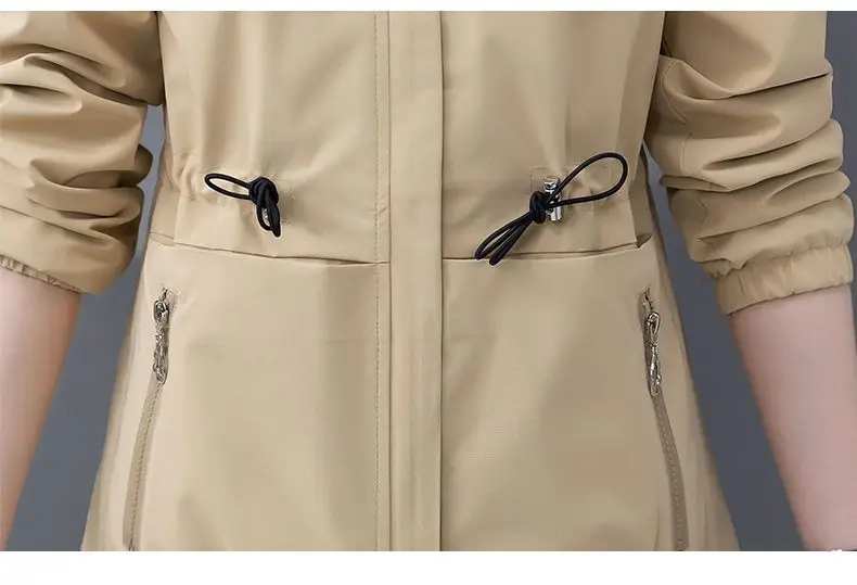 Spring Women's Jackets Causal Windbreaker 2024 New Two-Sided PiercingThin Basic Coat Lightweight Jacket Outwear Women Clothing