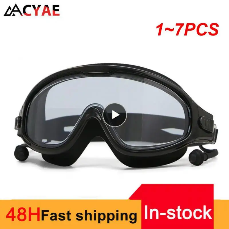

1~7PCS Swimming Myopia Prescription Glasses Swimming Mask Anti Fog Opitical Transparant Swimming