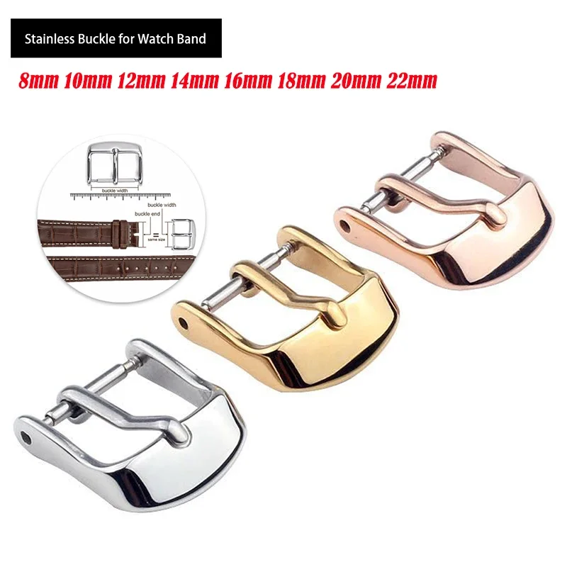 Stylish Stainless Steel Strap Buckle in Multiple Finishes