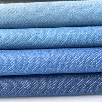 90x145cm Thin Denim Pure Cotton Fabric Solid Blue Handmade Needlework Material for Man Women Jacket Clothes Couture Accessories