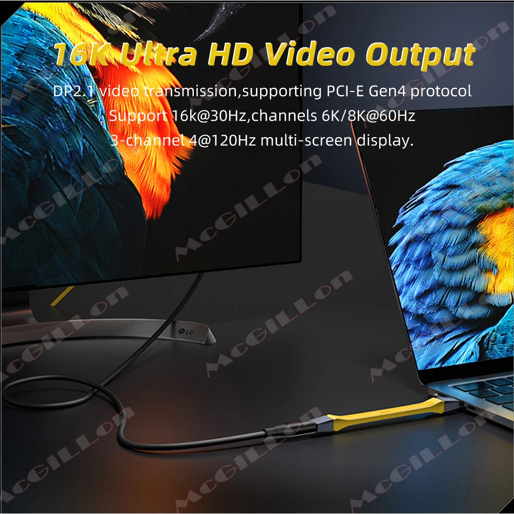 Premium Thunderbolt 5 USB-C to USB-C Cable – Fast Charging 240W, 16K Video, 80Gbps High-Speed Transfer