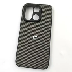 Carbon Fiber Texture Magnetic Wireless Charging Phone Case - Nord 3 (Grey)