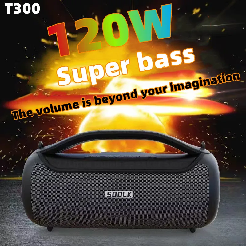 

T300 subwoofer Bluetooth speaker wireless TWS interconnection NFC mobile power HIFI sound quality caixa de som bluetooth