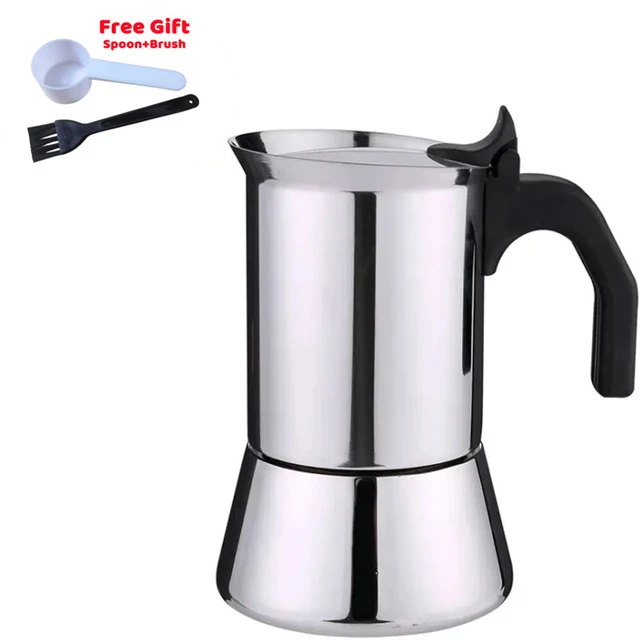 Moka Pot Espresso Coffee Maker  Italian Coffee Maker Moka Pot - Mocha  Latte Coffee - Aliexpress